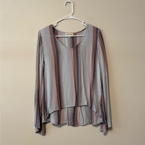 Cloth & Stone Multicolor Striped Blouse